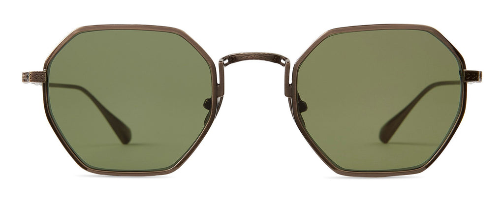 ATG/SFDMDGRN - Antique Gold/Semi-Flat Diamond Green