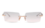 ROSE GOLD - EL MIRAGE SWIRL / LIGHT BLUE TO TAN GRADIENT