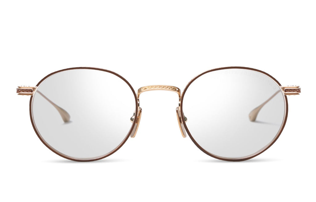 BRUSHED WHITE GOLD - MAHOGANY / CLEAR