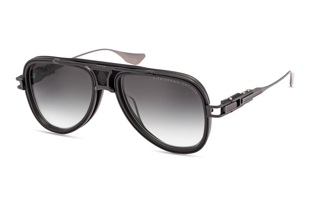 MATTE BLACK - BLACK IRON / DARK GREY TO CLEAR GRADIENT