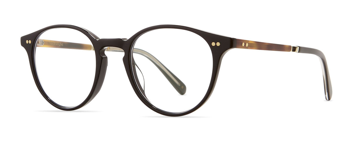 BK-YJKT-WG - Black-Yellowjacket Tortoise-White Gold
