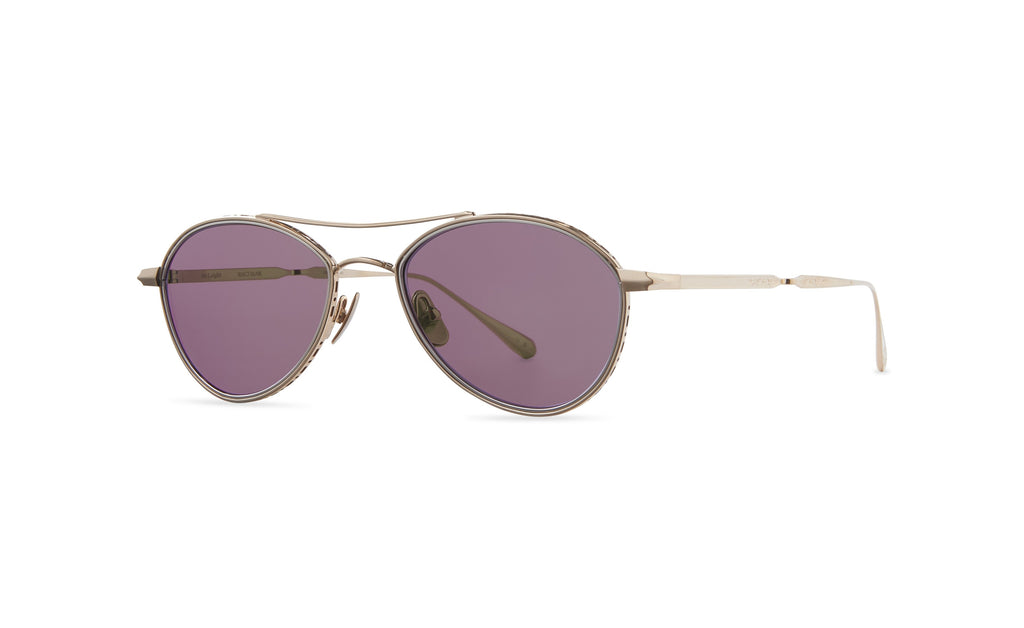 B12KG/SELV - Brushed 12K White Gold/Select Violet