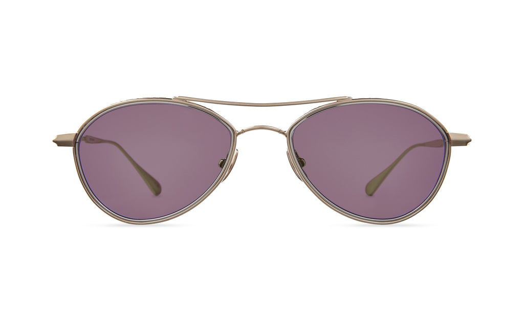 B12KG/SELV - Brushed 12K White Gold/Select Violet
