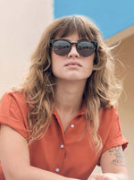 S397 - BRINDLE TORTOISE / GREEN POLARIZED / Green
