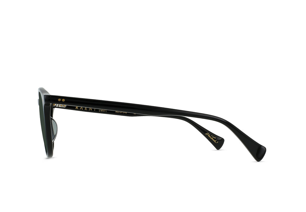 S762 - RECYCLED BLACK/GREEN POLARIZED / Green