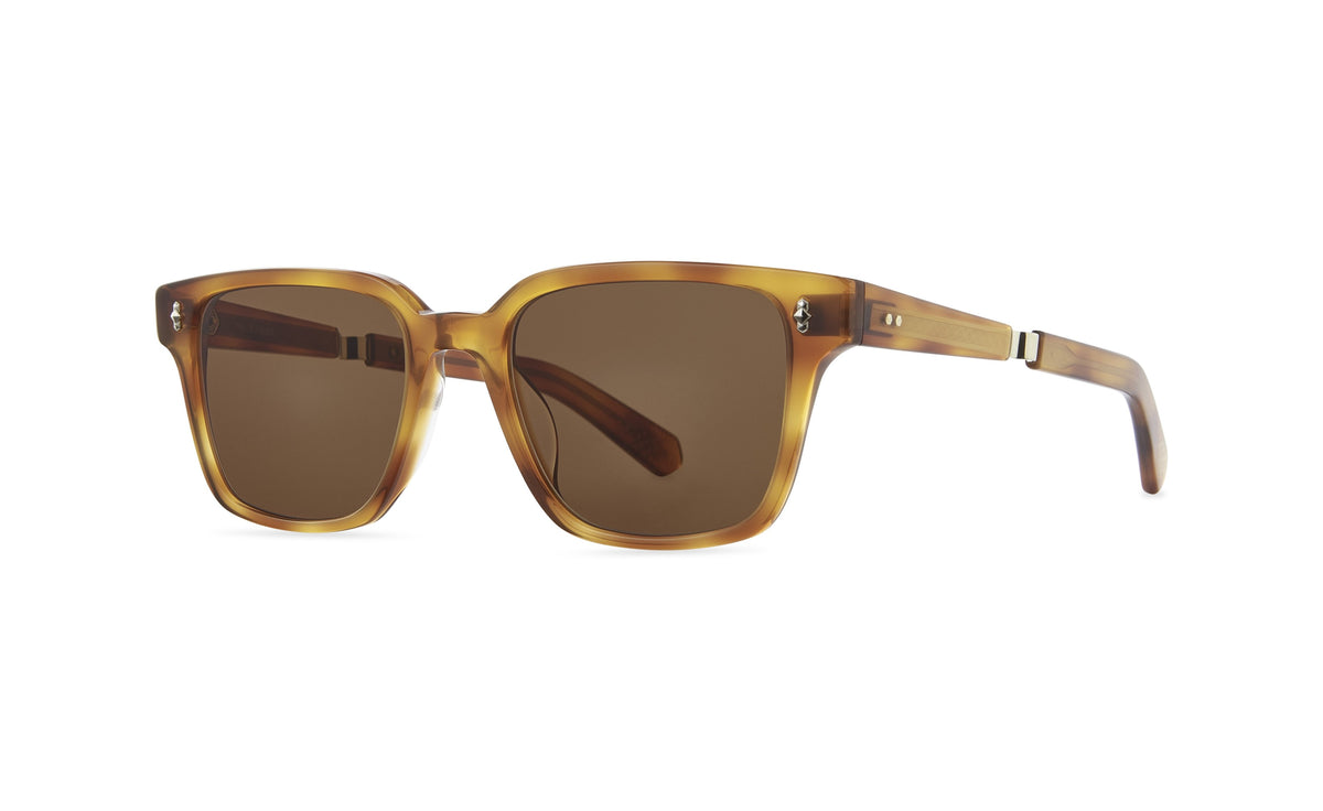 SAFT-WG/SFMO - Saffron Tortoise-White Gold/Semi-Flat Molasses
