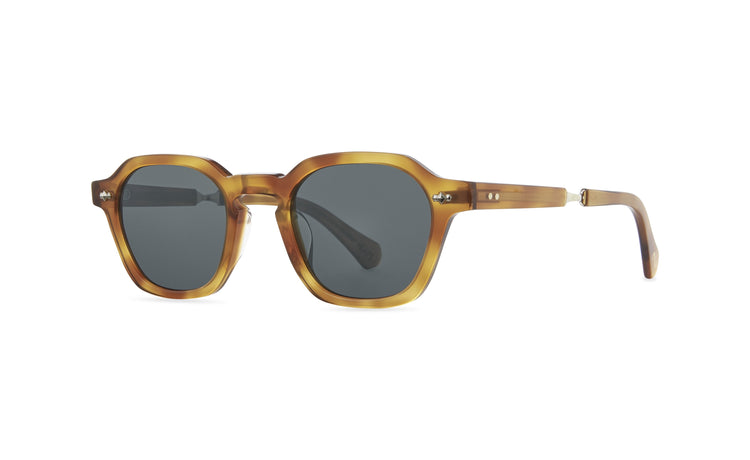 SAFT-WG/SELBS - Saffron Tortoise-White Gold/Select Blue Smoke