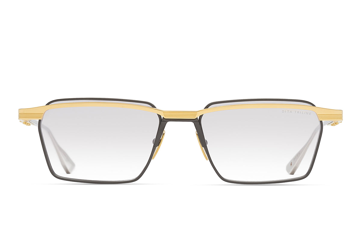 YELLOW GOLD - BLACK IRON / GREY WASH TO CLEAR GRADIENT