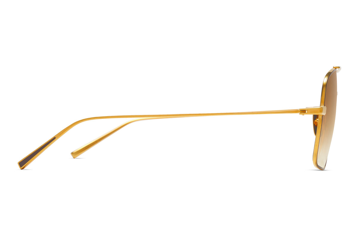 YELLOW GOLD - CAPPUCCINO / DARK BROWN TO CLEAR GRADIENT