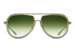 ANTIQUE SILVER - YELLOW GOLD / GREEN TO CLEAR GRADIENT