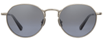 BS-SGY/SFGLABLUM - Brushed Silver-Sea Grey/Semi-Flat Glacier Blue Mirror