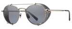 BS-SGY/SFGLABLUM - Brushed Silver-Sea Grey/Semi-Flat Glacier Blue Mirror