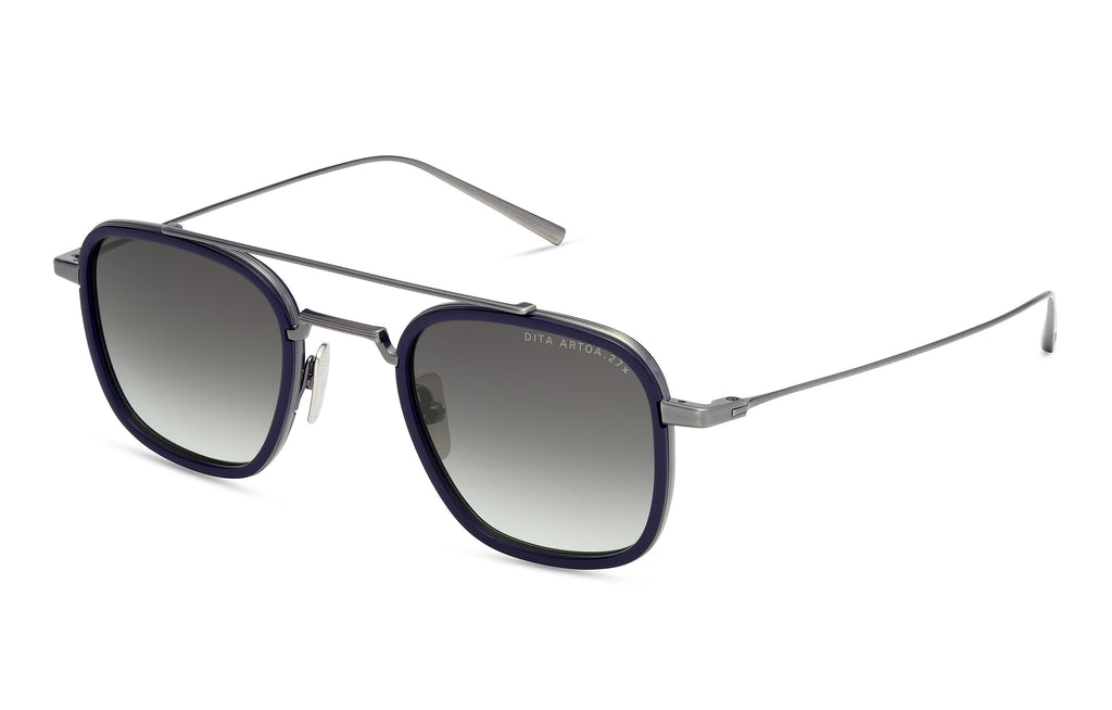 ANTIQUE SILVER - NAVY / GREY TO CLEAR GRADIENT