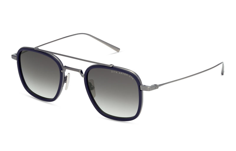 ANTIQUE SILVER - NAVY / GREY TO CLEAR GRADIENT