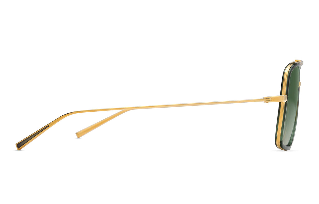 YELLOW GOLD - CRYSTAL PINE / DARK GREEN TO CLEAR GRADIENT