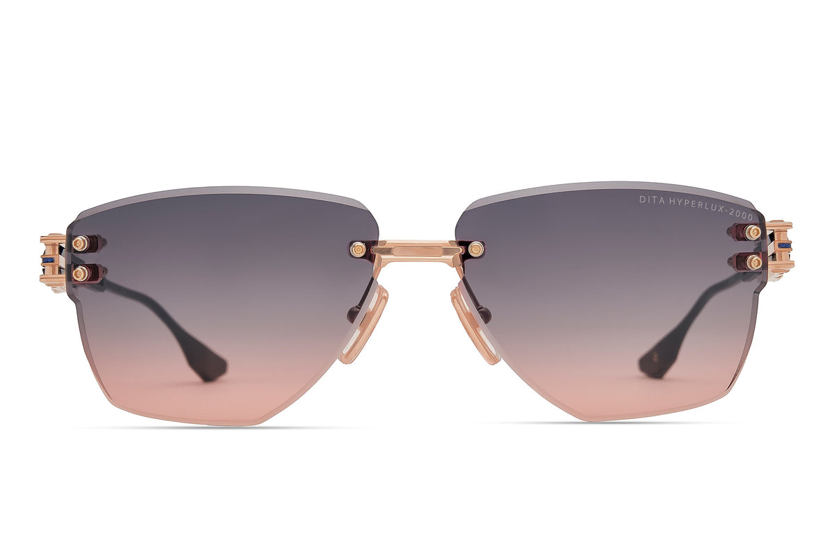ROSE GOLD - BLUE - BLACK IRON / GREY TO PEACH GRADIENT