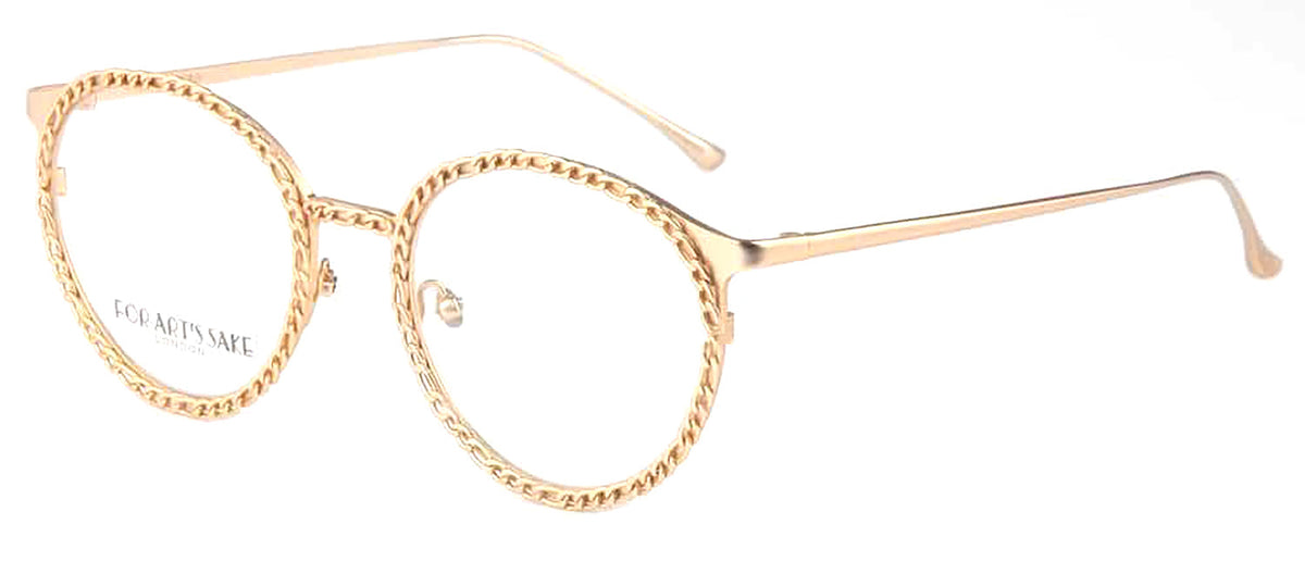 For Art's Sake London OP371 Round Blue Light Eyeglasses