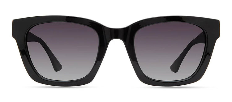 RZ by Rachel Zoe Deja BLK Square Polarized Sunglasses