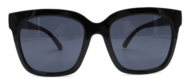 RZ by Rachel Zoe Bliss BLK Oversized Square Sunglasses