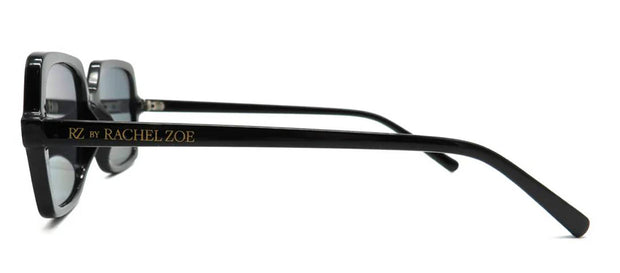 RZ by Rachel Zoe Sheridan BLK Rectangle Sunglasses