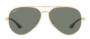 Ray-Ban 0RB3675 001/58 Aviator Polarized Sunglasses
