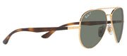 Ray-Ban RB3675 001/58 Aviator Polarized Sunglasses
