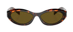 Prada PR 26ZS 16K08Z Oval Sunglasses