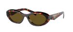Prada PR 26ZS 16K08Z Oval Sunglasses