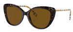 Burberry BE 4407 385483 Cat Eye Polarized Sunglasses