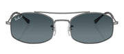 Ray-Ban RB3719 004/S3 Rectangle Polarized Sunglasses