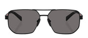 Prada Linea Rossa PS 51ZS 1BO02G Navigator Polarized Sunglasses