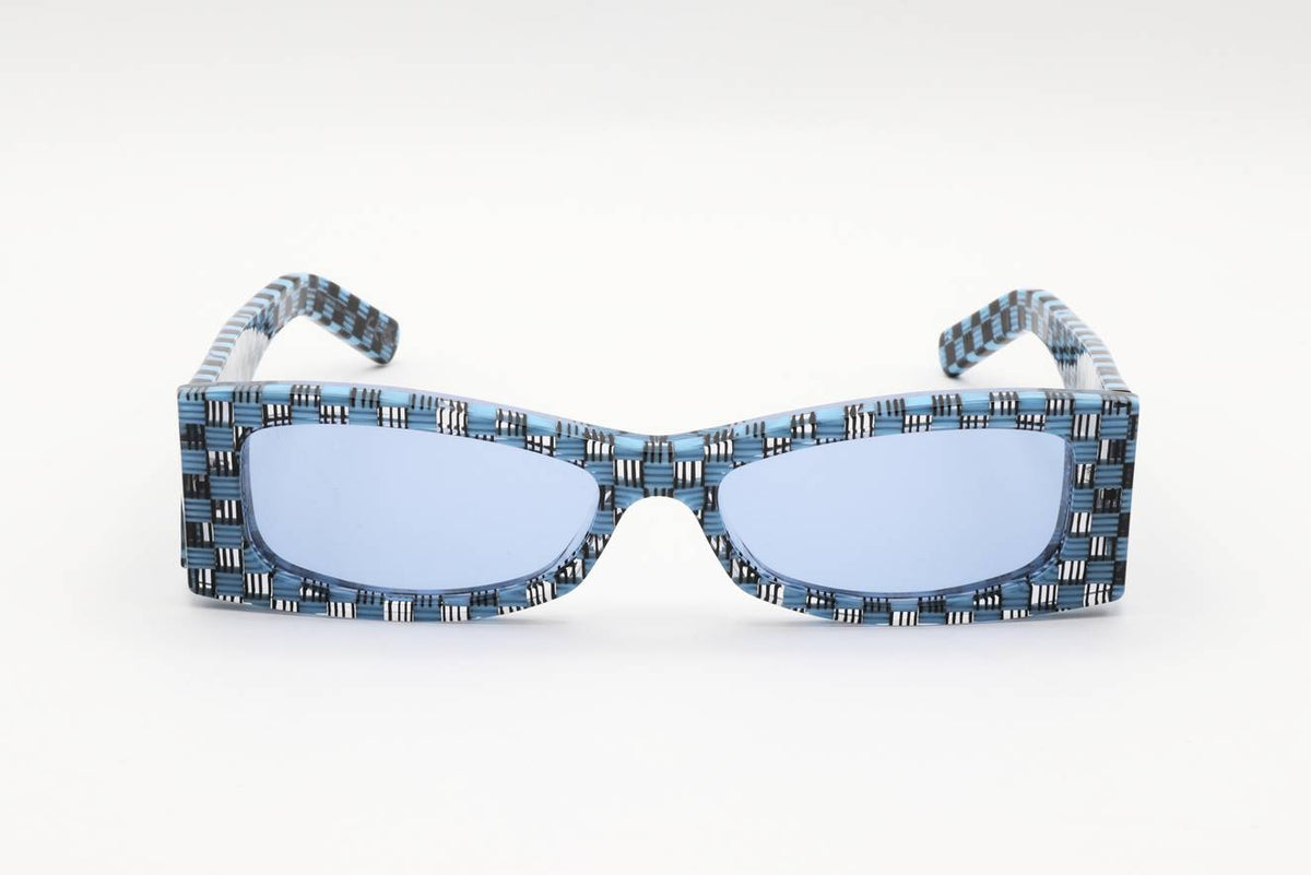 ZOKOA BLUE/BLACK CHECKS Front