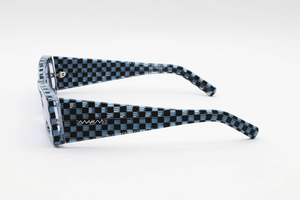ZOKOA BLUE/BLACK CHECKS Side