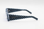 ZOKOA BLUE/BLACK CHECKS Side