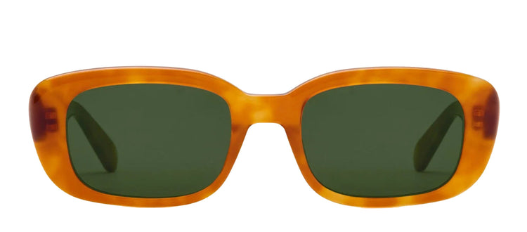 KREWE Milan Amaro + Chamomile Rectangle Sunglasses