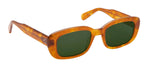 KREWE Milan Amaro + Chamomile Rectangle Sunglasses