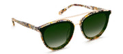 Krewe Clio Nylon Poppy 12k Aviator Sunglasses