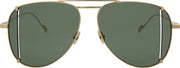 Saint Laurent SL193TCUT 003 Aviator Sunglasses