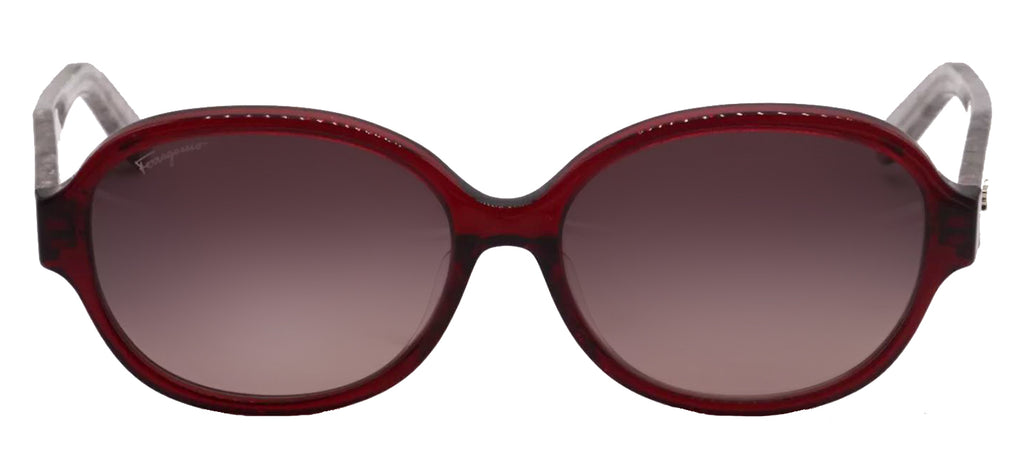Ferragamo SF 885SA 613 Oval Sunglasses
