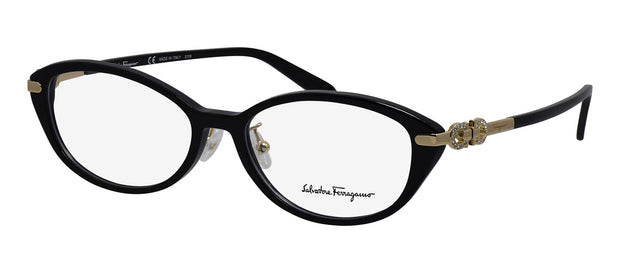 Ferragamo SF2882RA 001 Oval Eyeglasses