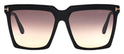 TOM FORD SABRINA 01B Square Sunglasses