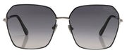 TOM FORD CALUDIA 01D Square Polarized Sunglasses