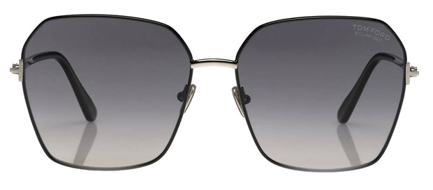 TOM FORD CALUDIA 01D Square Polarized Sunglasses