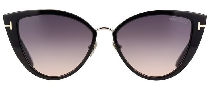 TOM FORD ANGELICA 01B Cat Eye Sunglasses