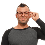 Brown/Demo glasses