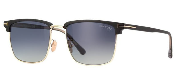 TOM FORD HUDSON-02 02D Clubmaster Polarized Sunglasses