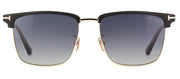 TOM FORD HUDSON-02 02D Clubmaster Polarized Sunglasses