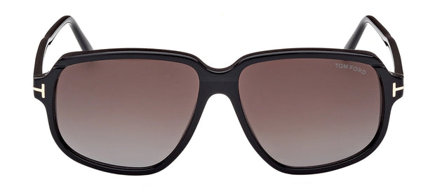 Tom Ford ANTON M FT1024 01B Square Sunglasses
