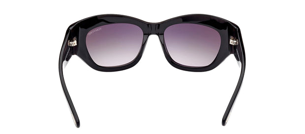 Tom Ford BRIANNA W FT1065 01B Wrap Sunglasses