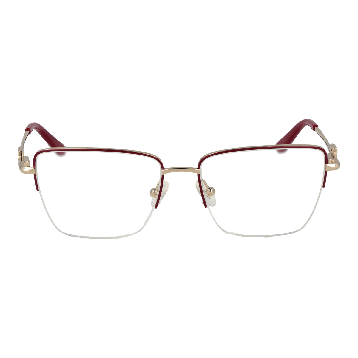 Burgundy/Demo glasses